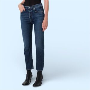 Agolde - Riley High Rise straight cropped jean